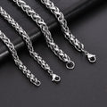 Stainless Steel Keel Necklace Fashionable Simple All-Match DIY Titanium Steel Chain Basket Chain Non-Fading Pendant Chain