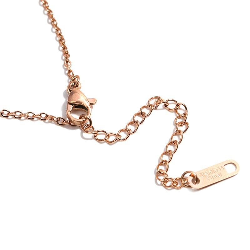 Simple Plain Chain Starry O-Word Chain Lip Chain Titanium Steel Necklace Side Chain Snake Bone Chain Box Chain All-Match Accessories