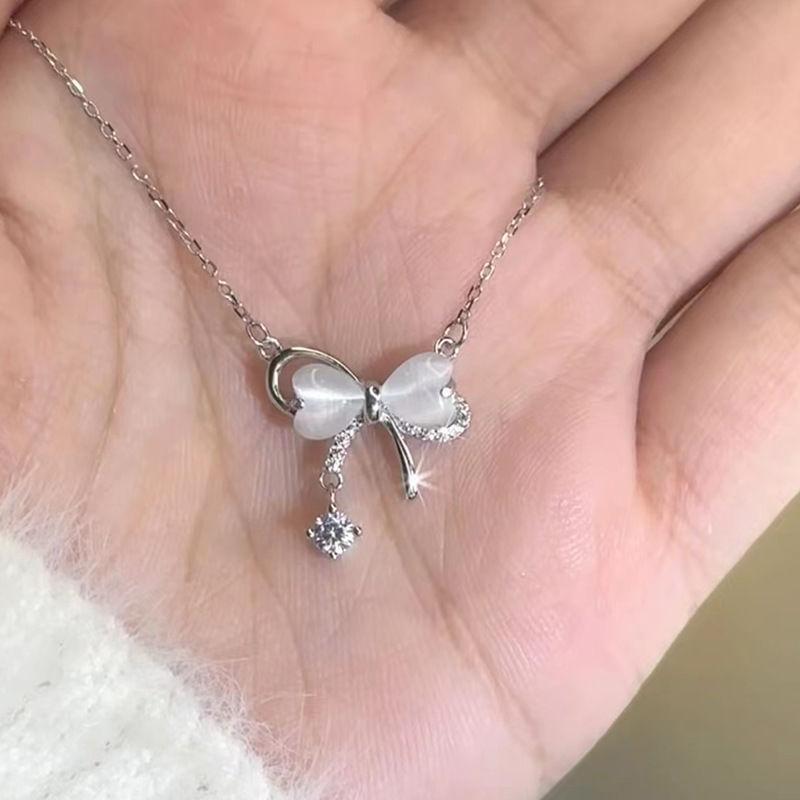 [No. 1] Light Luxury Necklace Sweet Love Clavicle Chain Niche High Sense Necklace Ins Student Exquisite