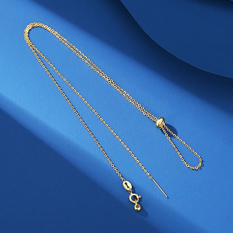 Denis Universal Chain Needle Chopin Chain Clavicle Chain Diy Small Hole Pendant Luantong Pearl Chain Beaded Chain