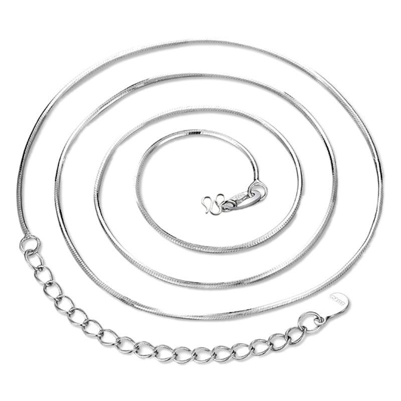 Necklace Plain Chain Bare Chain Box Chain Melon Seed Chain O-Shaped Chain Cross Chain Snake Bone Chain Clavicle Chain Female Chain Stacked