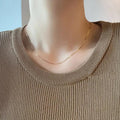 Plain Chain Snake Bone Chain Female Non-Fading Universal Chain Wearable Pendant Necklace Strip Rose Gold Chain Titanium Steel Bare Chain