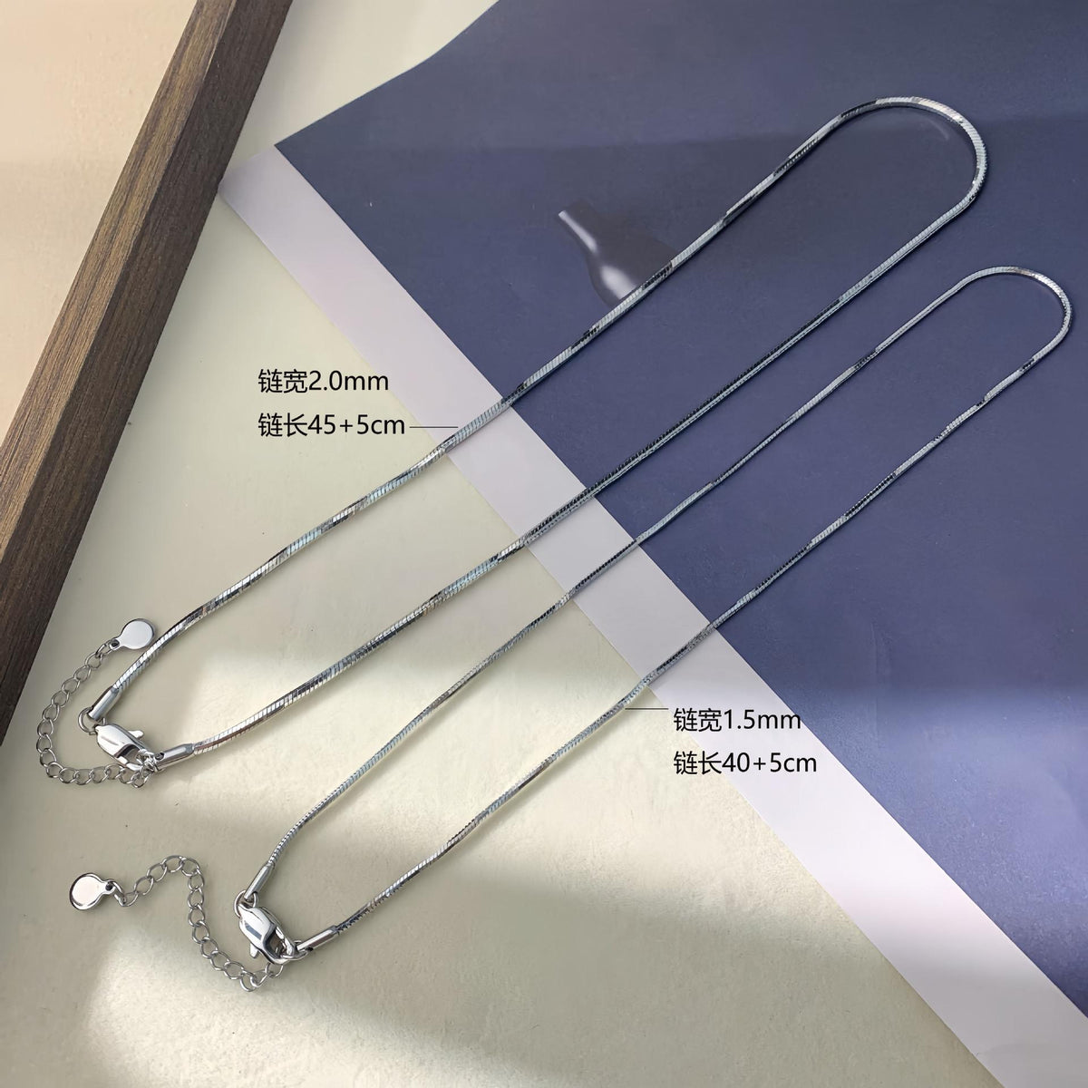 2025 New Titanium Steel Octagonal Snake Bone Chain Men's and Women's All-Match Trendy Basic Stacked Clavicle Chain Thick and Thin Men's