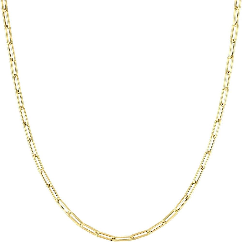 Cross-Border Simple Women's Thin Box Chain Necklace Personalized Niche Design Fashion Clavicle Chain Female Wholesale