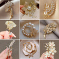 Brooch Anti-Exposure High-Grade Light Luxury Niche Design Anti-Exposure Buckle Pin Corsage Small Brooch Chest Artifact