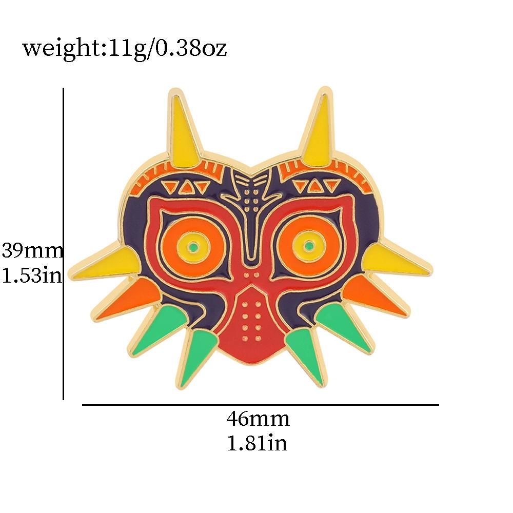Legend of Zelda Game Peripheral Metal Badge Shield Wilderness Breath Zelda Brooch Kingdom Tears Magic Ji