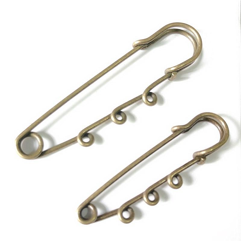 Anti-Exposure Buckle Pin Winding Ring Large Pin Brooch Wholesale Safety Buckle Pin Pants Skirt Waist Changing Pin Women's Waist Slimming Artifact
