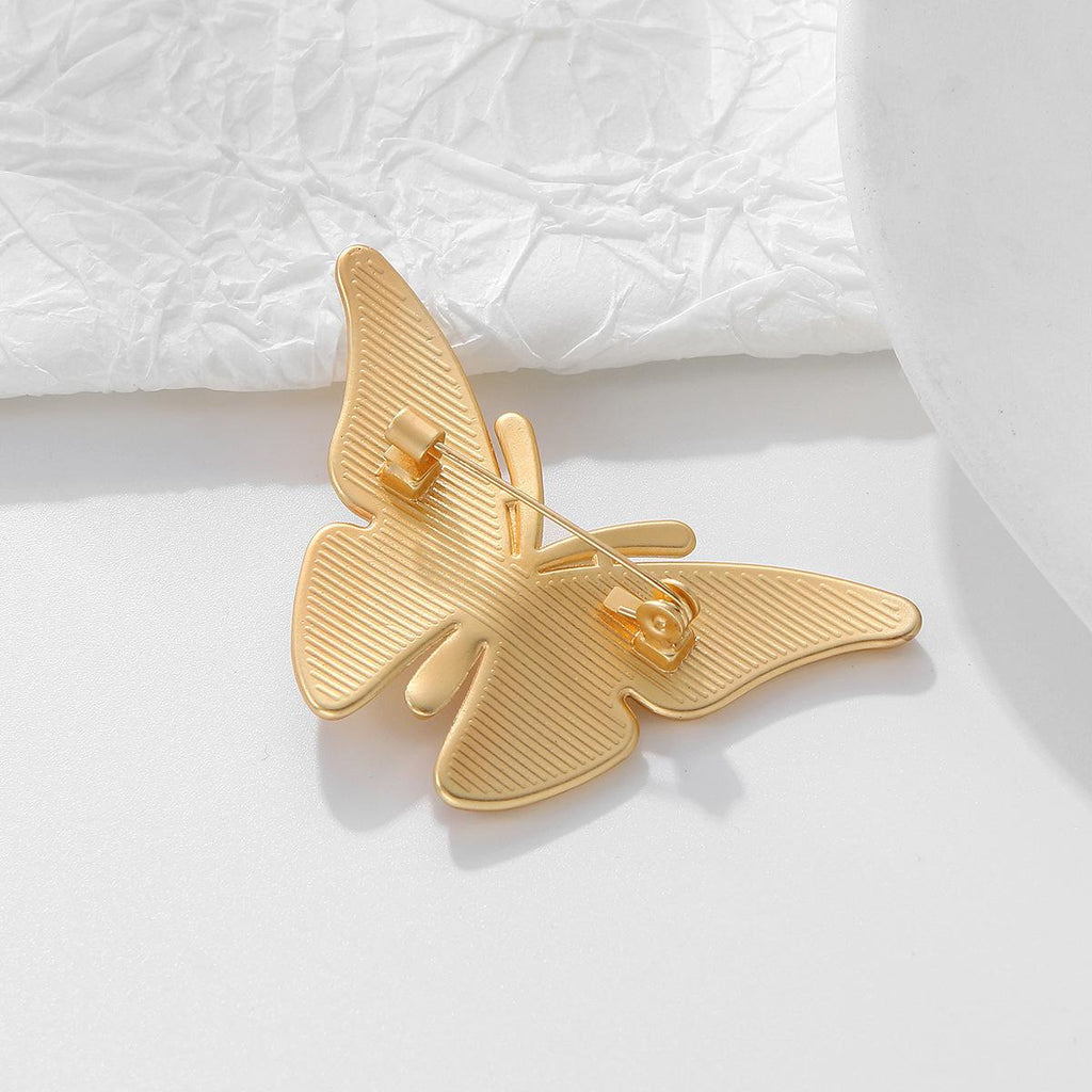 National Day DIY New Song Jin Butterfly Owl Brooch Alloy Tire Bottom Patch Handmade Pin Plain Bottom