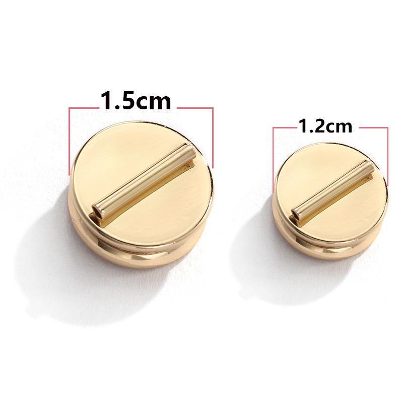 Brooch Converter Magnetic Suction Buckle Punch-Free Non-Hurt Clothes Strong Magnetic Suction Creative Brooch DIY Accessories Factory Wholesale Copper