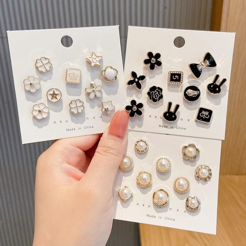 Anti-Exposure Invisible Hidden Buckle Brooch Seamless Artifact Fixed Neckline Accessories Pin Small Button Chest Non-Slip Accessories