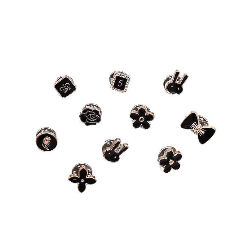 Anti-Exposure Invisible Hidden Buckle Brooch Seamless Artifact Fixed Neckline Accessories Pin Small Button Chest Non-Slip Accessories