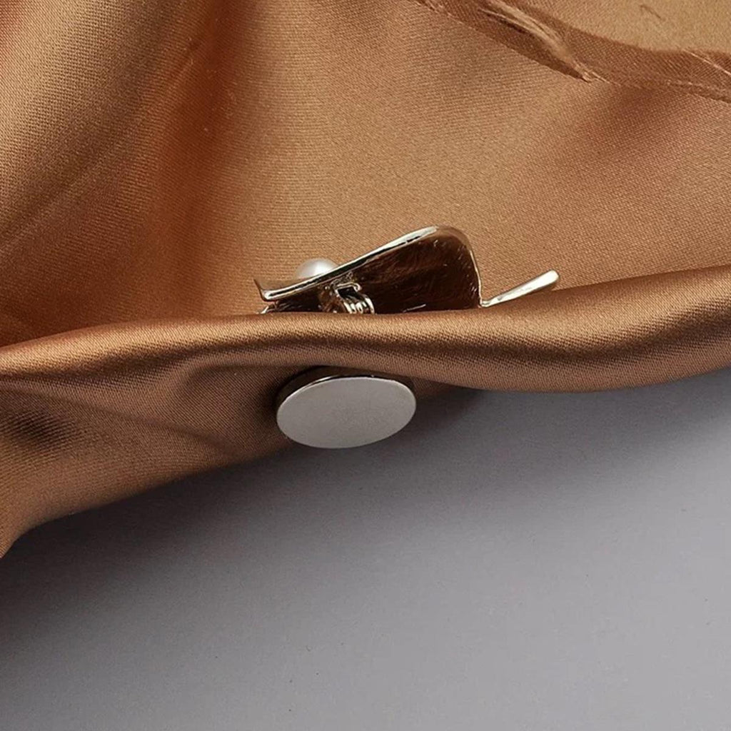Double-Sided Super Magnetic Brooch Converter Magnetic Buckle Badge Corsage Pin Cross-Border Men's High Sense 1 Piece Minimum Order