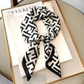 High-Grade Mulberry Silk Scarf Summer Thin 70cm Korean Style Small Square Scarf Women's Scarf Ribbon Accessories Wholesale