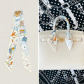 Summer Thin Decorative Handbag Handle Bag Strap Strap Bag Silk Scarf Tie Bag Ribbon Long Ribbon Female Hair Band