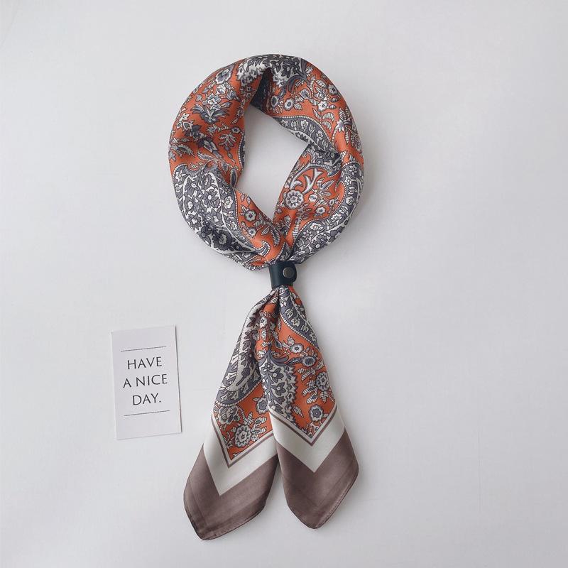 Japanese Retro Workwear Men's Square Scarf Men's Scarf Korean Men's Decorative Scarf Scarf Collar Scarf