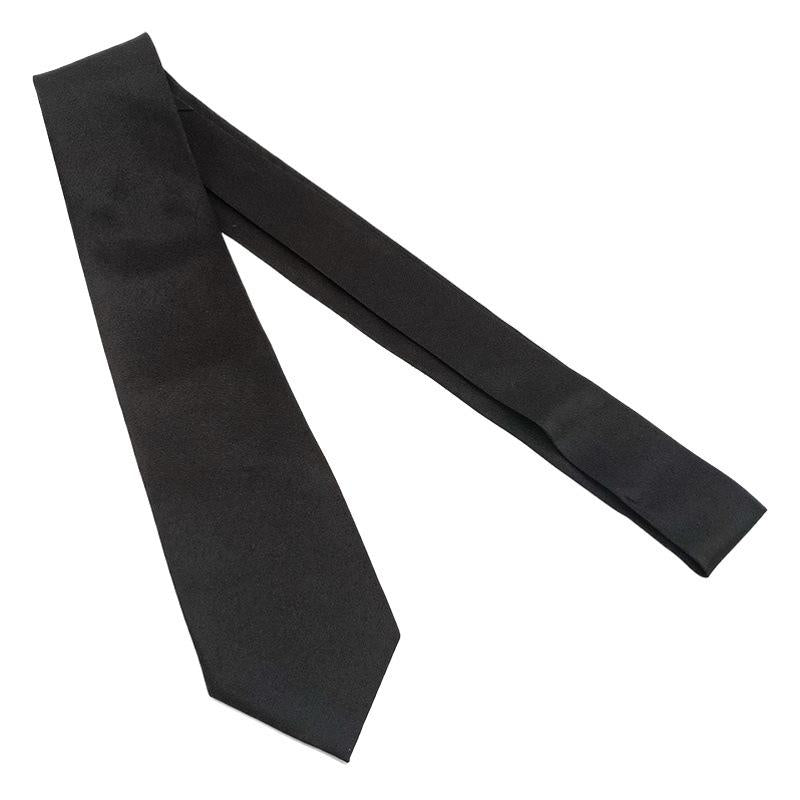 Professional Workwear Solid Color Tie for Men and Women 8cm Formal Wear Business Red Black Tie Hand Style/Zipper Style