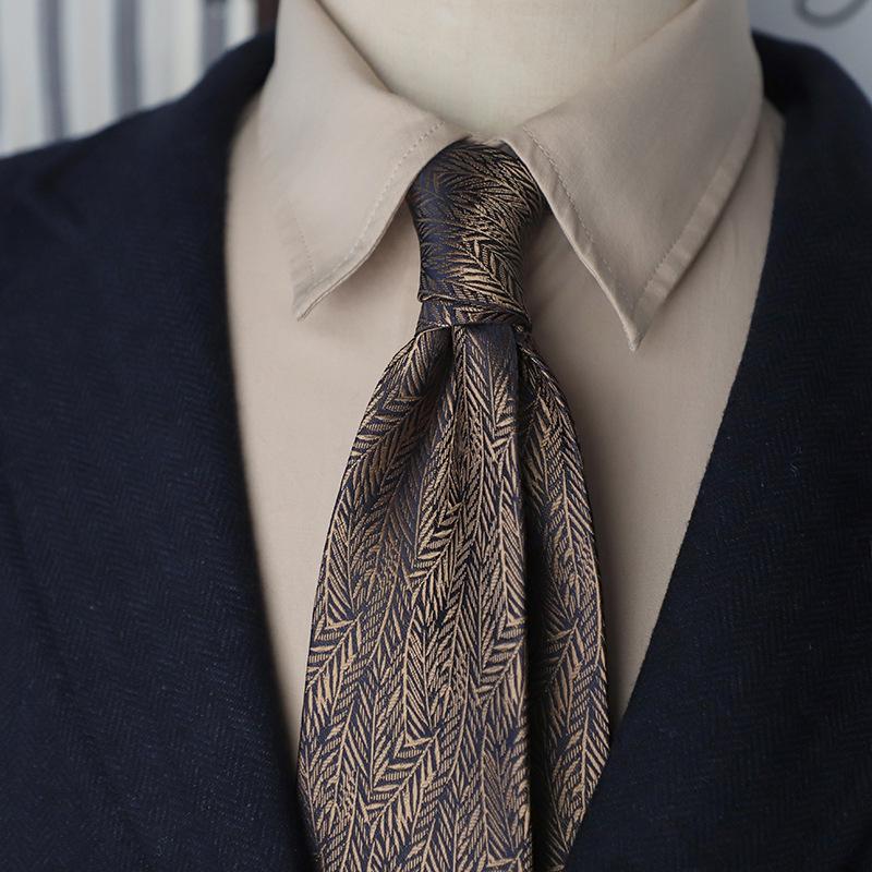 Spot Wholesale Direct Supply Elegant Retro Gentleman Business Tie British Style Formal Wear Professional Work Interview