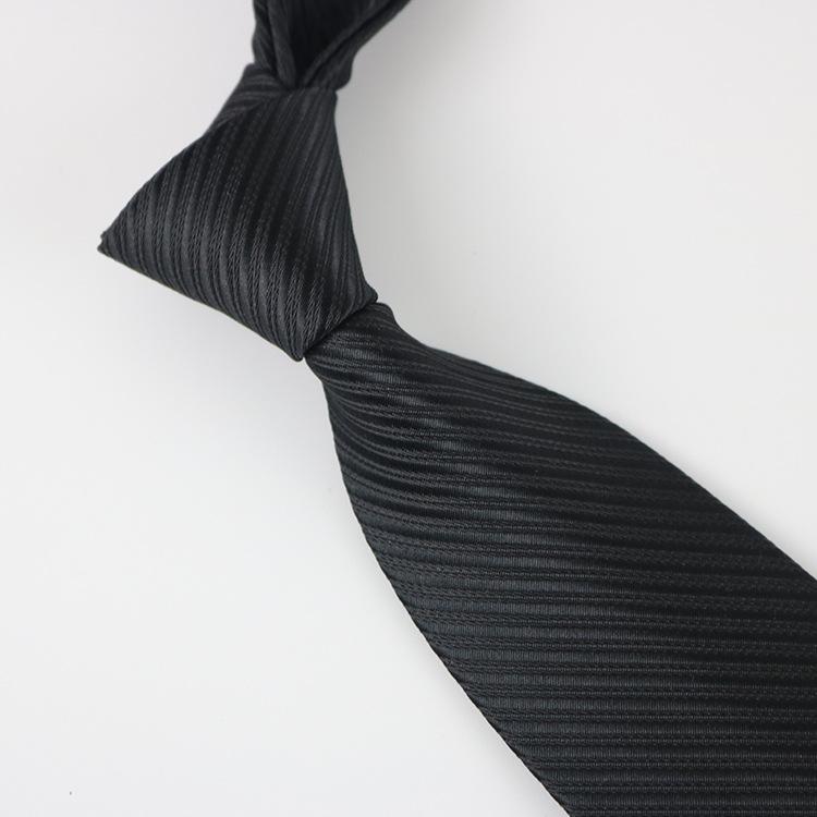 Men's Tie Business Shirt Striped Security Professional Formal Wear Wholesale plus Logo Manufacturer 8cm Hand Fight