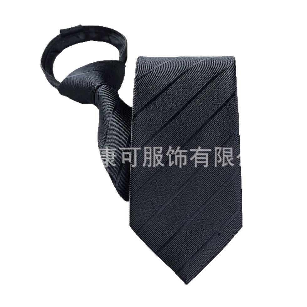 Tie 8cm Men's Formal Wear Business Red Blue Black Professional Wedding Bridegroom Korean Style Zipper Free