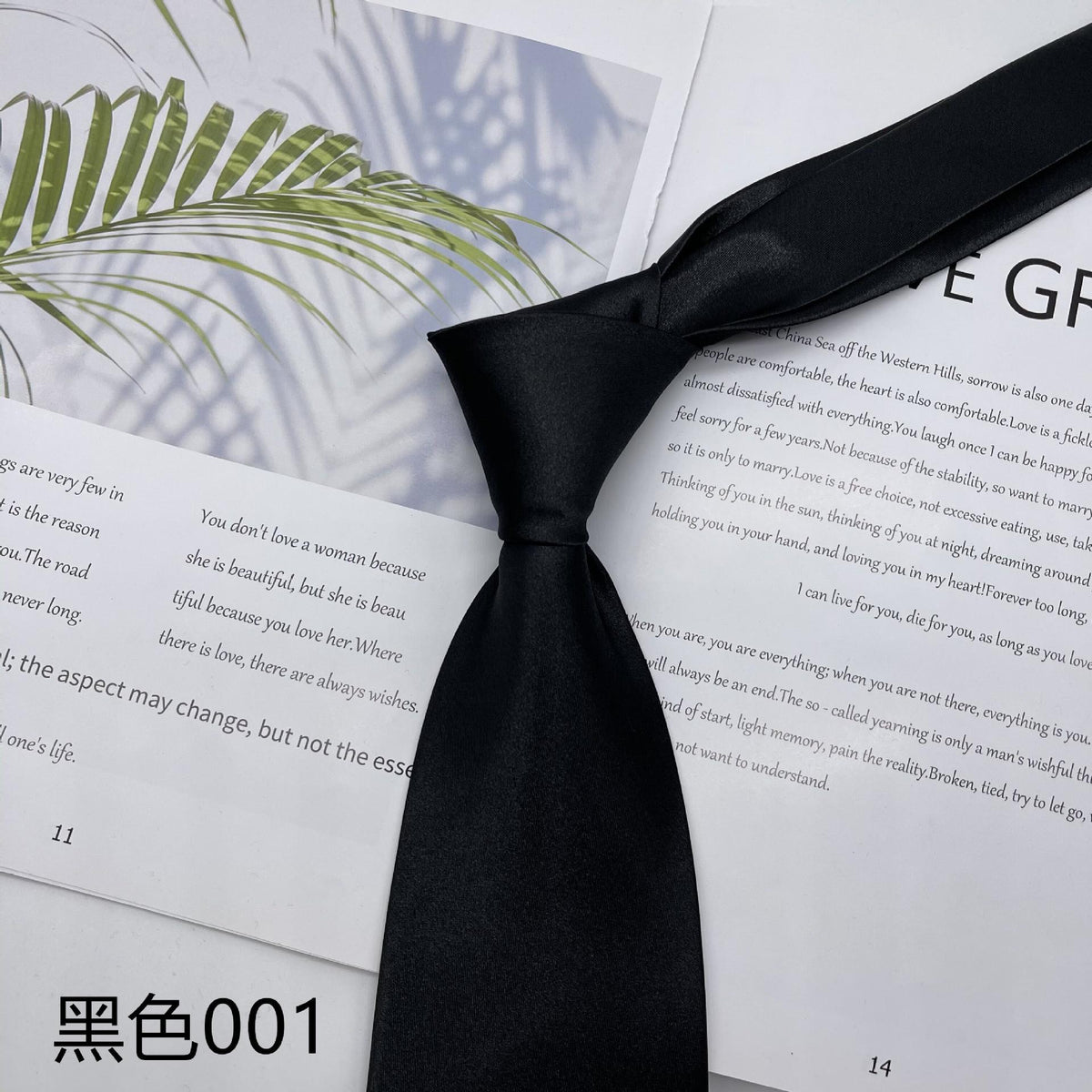 Place of Origin Direct Sales Spot Polyester Solid Color Tie 8cm Business Tie Color Complete Wholesale Tie