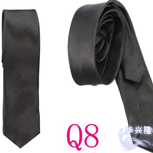Tie 5cm Korean Style Narrow Black Silver Men and Women Student Performance Group Fashion Casual KTV Collar Small Tie Hand Fight