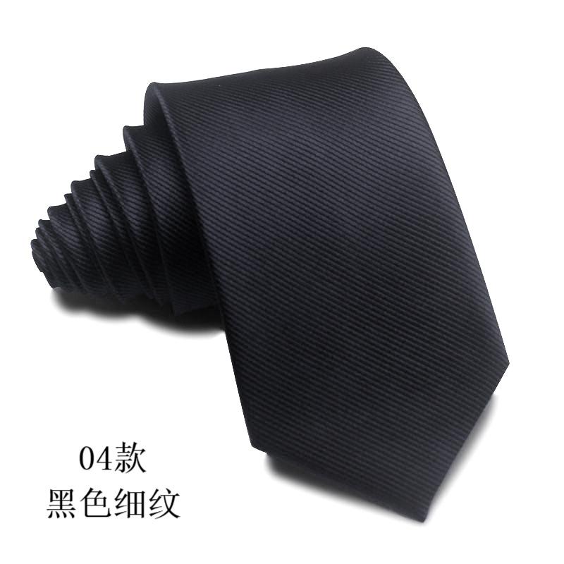 Hand-Tied Men's Work Business Tie Formal Wear Wedding Blue Black Striped High-Grade Hand-Tied Tie