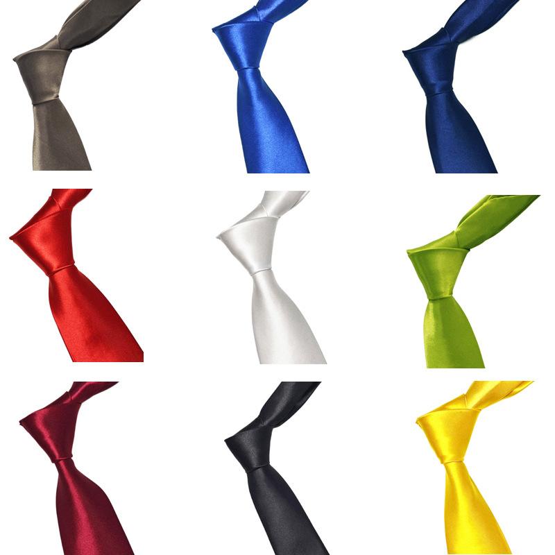 [Manufacturer] Hand-Made Style 8cm Wide Silver Hot Stamping Printing Solid Color Tie Business Black Wholesale Tie