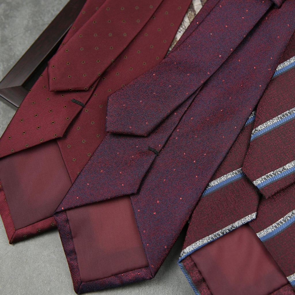 Wedding Bridegroom Wine Red Tie Men's Wedding Formal Wear Hand-Tied Business Suit 8cm Tie