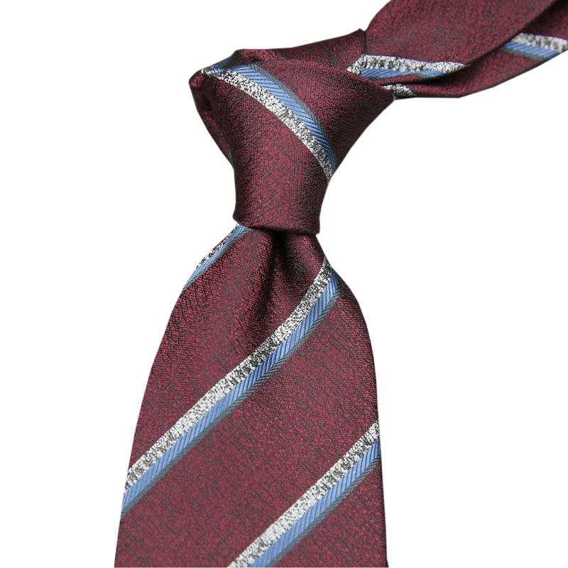 Wedding Bridegroom Wine Red Tie Men's Wedding Formal Wear Hand-Tied Business Suit 8cm Tie