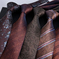 Tie Men's Formal Wear Business Wedding New Hand-Made 8cm Striped Jacquard Groom Best Man Trendy Spot