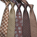 Factory Spot Wholesale 2026 New Coffee Color Tie Men's Casual Fashion Polyester Hand Tie Multi-Color Optional