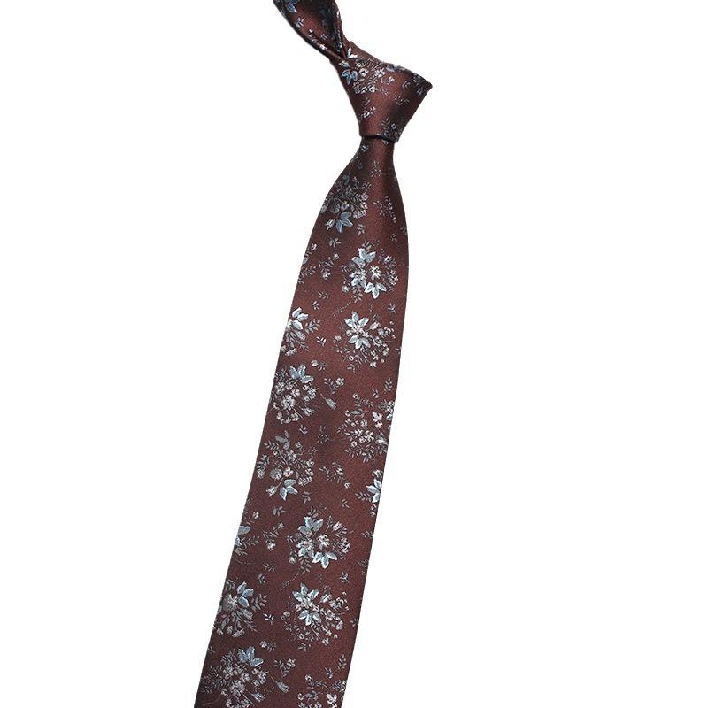 Factory Spot Wholesale 2026 New Coffee Color Tie Men's Casual Fashion Polyester Hand Tie Multi-Color Optional