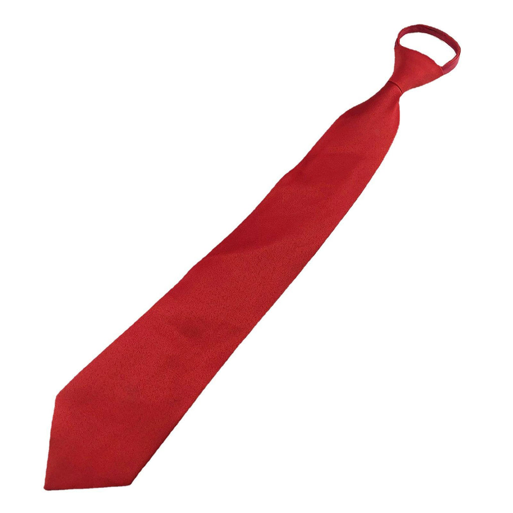 Men's Solid Color Zipper Tie 44cm Easy to Pull Lazy Workwear Convenient Formal Wear Business Korean Style Polyester