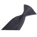 Black Button Polyester Tie Business Easy Pull Lazy Solid Color Tie Wholesale Iron Buckle Tie