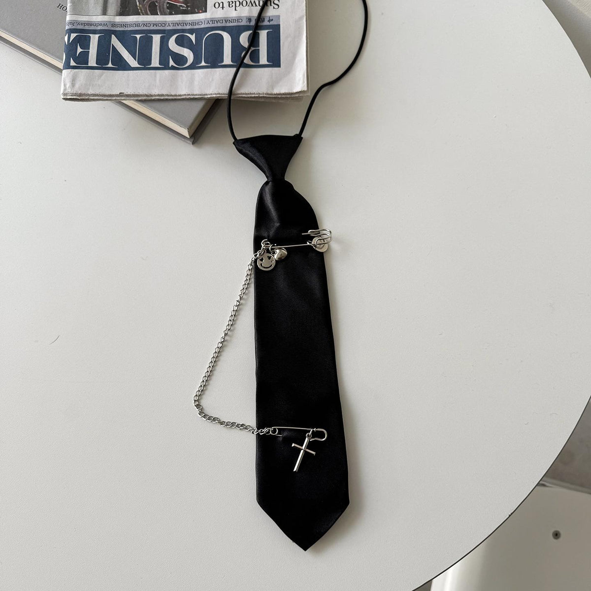 Boys' Tie Children's Personalized College Style Lazy Scholar's Clothing Bow Tie New British Style Baby Knot-Free Western Style