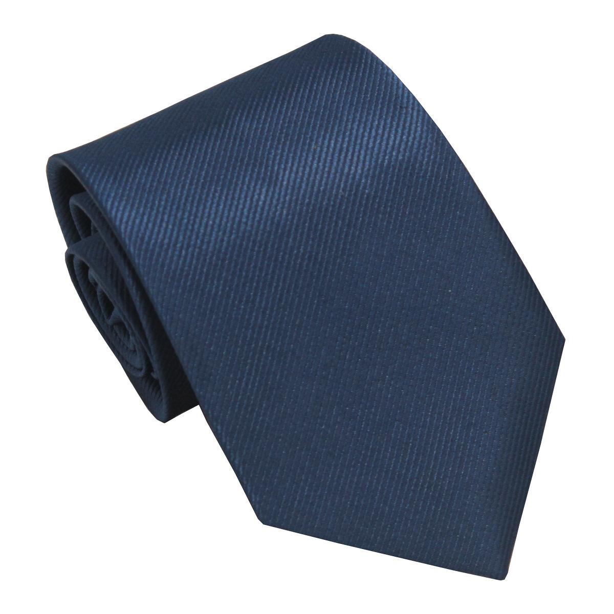 Business Casual Men's Tie Polyester Silk Twill Black Red Suit Accessories 8cm Hand Tie Solid Color Tie