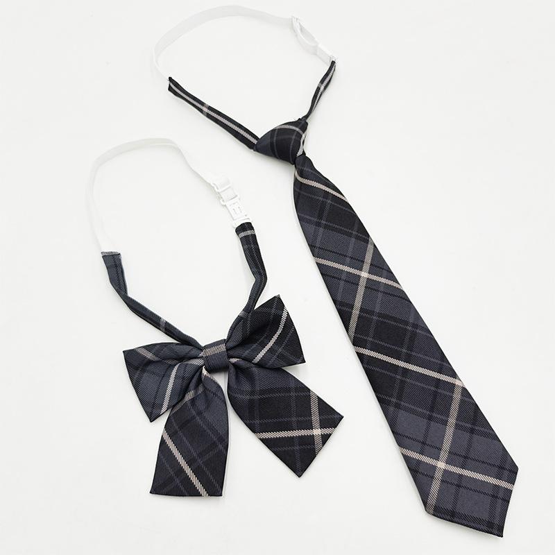 Spot Japanese College Style Student Plaid Tie Free Sailor Suit JK Uniform Tie Bow Tie Men and Women Suit