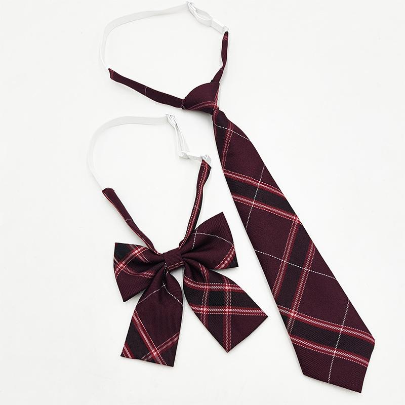 Spot Japanese College Style Student Plaid Tie Free Sailor Suit JK Uniform Tie Bow Tie Men and Women Suit