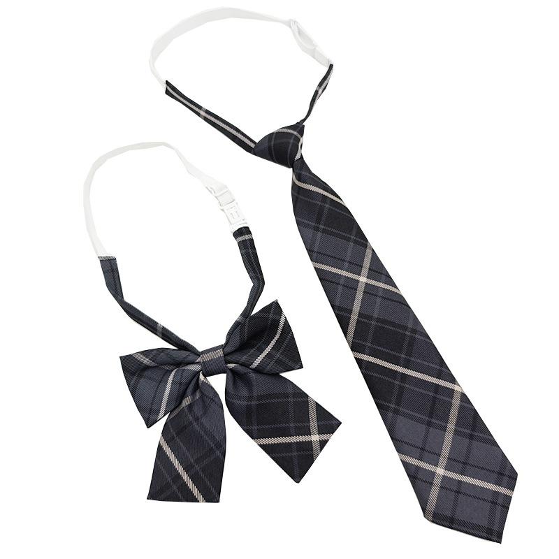 Spot Japanese College Style Student Plaid Tie Free Sailor Suit JK Uniform Tie Bow Tie Men and Women Suit