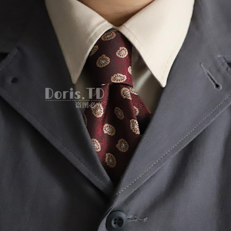 Factory Wholesale Self-Retention Strong Promotion Korean Business Formal Wear Bridegroom Suit Tie Men's Professional 8cm Banquet Host