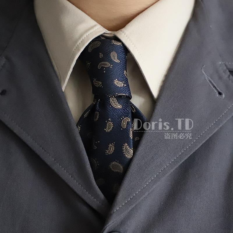 Factory Wholesale Self-Retention Strong Promotion Korean Business Formal Wear Bridegroom Suit Tie Men's Professional 8cm Banquet Host