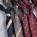 2026 New Tie Men's Jacquard Yarn-Dyed Spot 8cm Hand-Playing Business Formal Wear Groom Wedding Administration