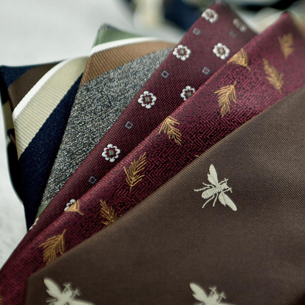 2026 New Tie Men's Jacquard Yarn-Dyed Spot 8cm Hand-Playing Business Formal Wear Groom Wedding Administration