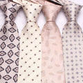 Light Color Tie Classic Small Floral Men's 8cm Tie Thick Striped Business Casual Wedding Tie Manufacturer