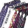 Korean Style Fashion Casual 5cm Piano Fashion Tie Male and Female Student Note Personality Music Narrow Tie Factory Spot
