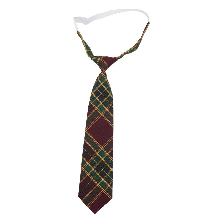 JK Tie Plaid Women's Knot-Free Student College Style Japanese Short Small Uniform School Uniform Accessories Lazy in Stock