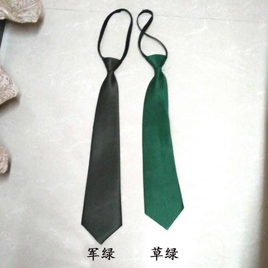 Wholesale 45cm Men's Zipper Tie Graduation Student Clothing Photography Team Security Tie Logo Logo