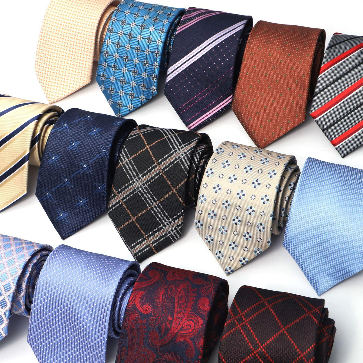 Tie Men's 8cm Business Professional Striped Tie Customized Hand-Made Polyester Tie Men Shengzhou Tie Manufacturer