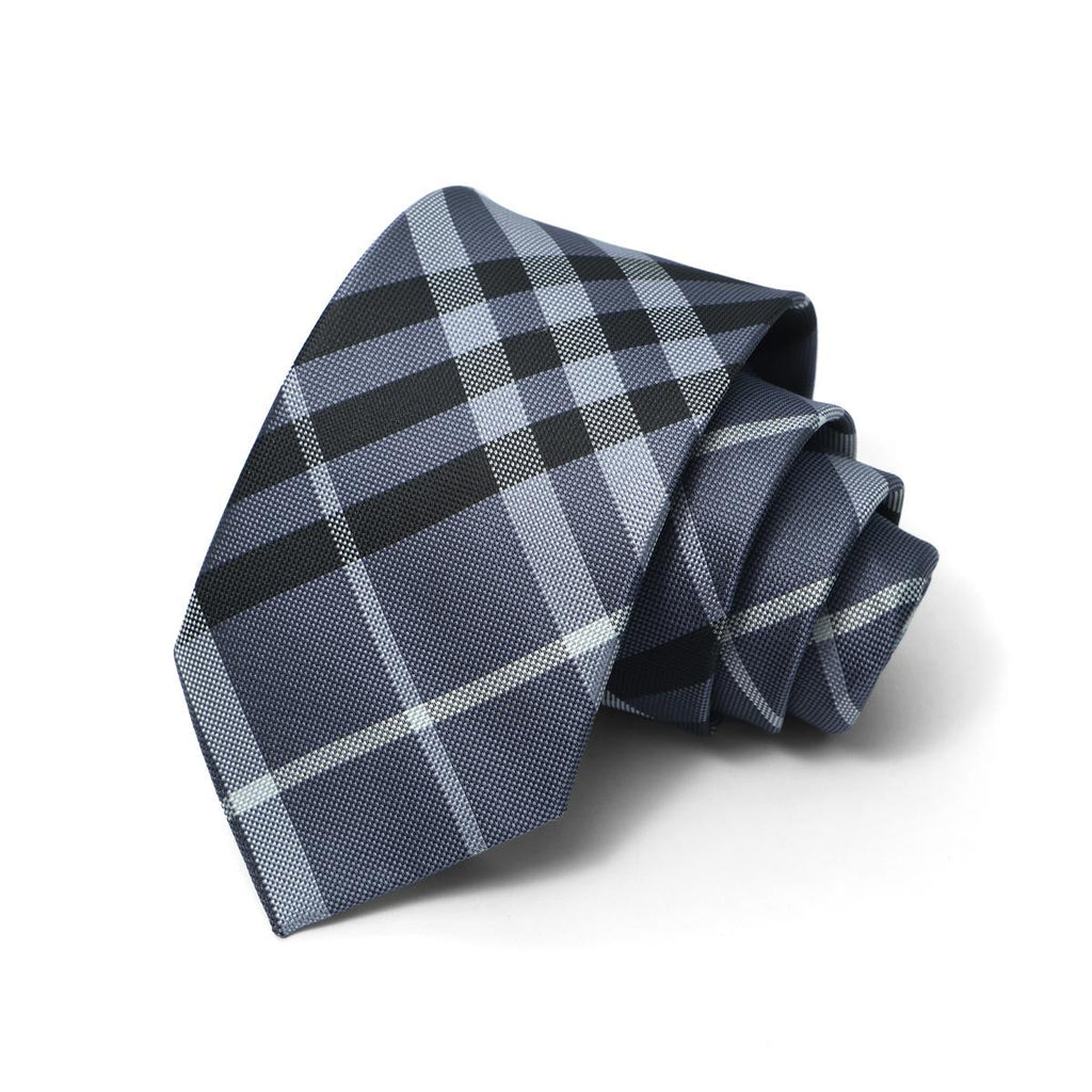 Tie Men's 8cm Business Professional Striped Tie Customized Hand-Made Polyester Tie Men Shengzhou Tie Manufacturer