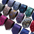 Cross-Border Hot Sale Men's Business Tie Manufacturers Spot Hand-Made Professional Formal Wear Interview Tie Men's Polyester Silk